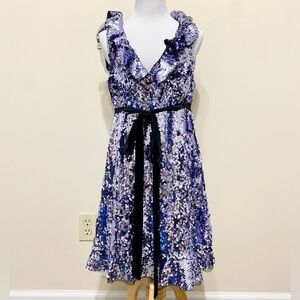 Free People Siren Sequin Mini Dress Purple